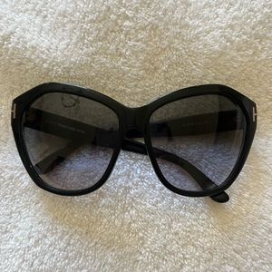 Tom Ford FT0317 Angelina 01B Black Women Sunglasses